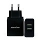 iMyMax S2 Travel Adapter 2Usb 3.1A Fast Charging black