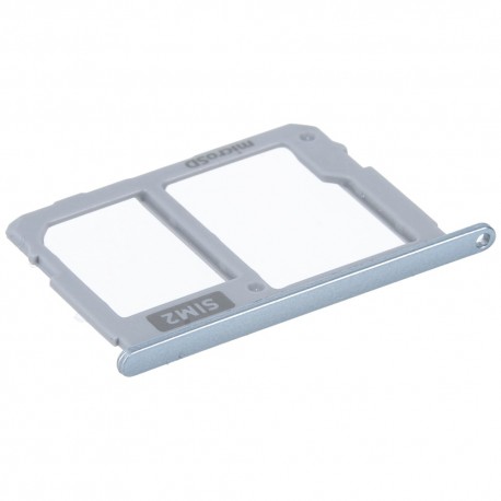 Samsung J730 Sim/SD Card Tray Silver Blue ORIGINAL