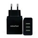 iMyMax S3 Travel Adapter 3Usb 3.1A Fast Charging black