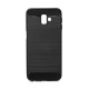 Samsung Galaxy J6 Plus Testa Carbon Silicone Black