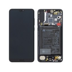 Huawei P20 Pro Lcd+Touch Screen+Frame+Battery black ORIGINAL