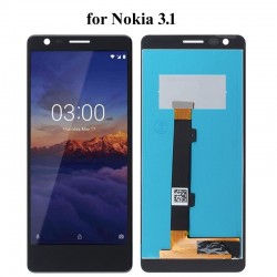 Nokia 3.1 Lcd+Touch Screen w/o Frame black GRADE A