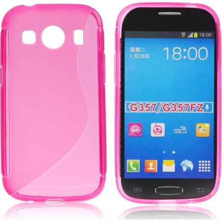 Samsung Galaxy Ace 4/G357FZ S-Line Silicone pink