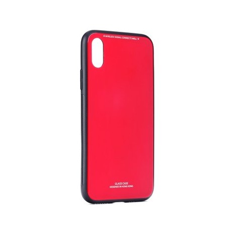 Apple iPhone XR Testa Glass Silicone Red