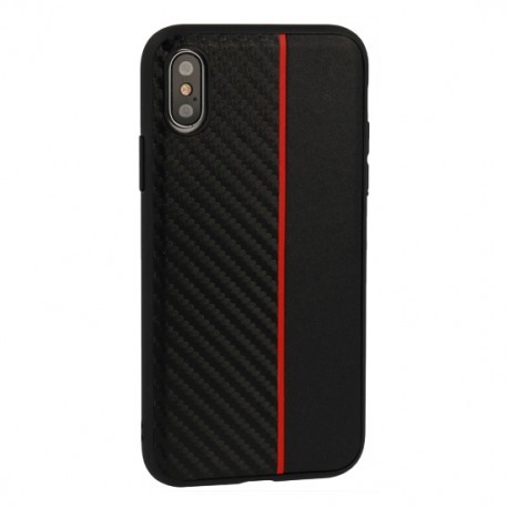 Samsung Galaxy S10e Testa Moto Silicone Black/Red