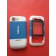 Nokia 5200 Set Cover white blue ORIGINAL