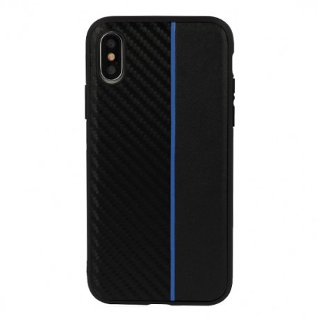 Samsung Galaxy J4 Plus Testa Moto Silicone Black/Blue