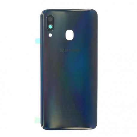 Samsung Galaxy A40 BatteryCover black ORIGINAL