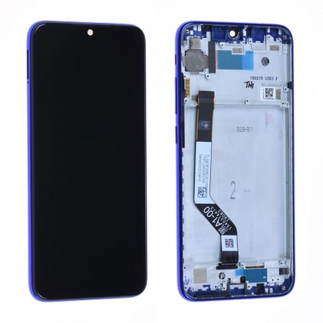Xiaomi Redmi Note 7 Lcd+Touch Screen+Frame Blue Gradient ORIGINAL