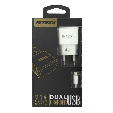 Intexx Type-C Travel Charger 2in1 2.1A 