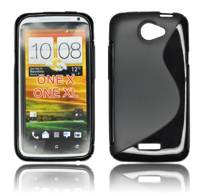 Silicone S-Line HTC One X black
