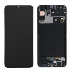 Samsung Galaxy A30s Lcd+Touch Screen+Frame Black ORIGINAL