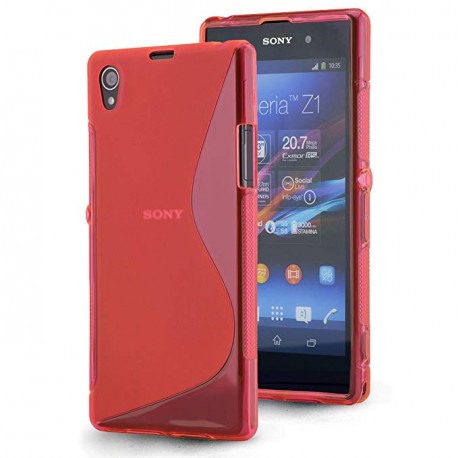 Silicone S-Line Sony Xperia Z1 Red