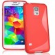 Samsung Galaxy S5 Neo/S5 S-Line Silicone red