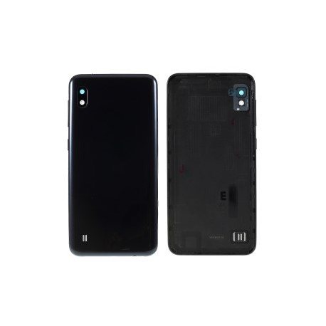 Samsung Galaxy A10 BatteryCover+Camera Lens Black HQ