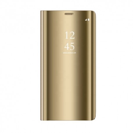 Samsung Galaxy A40 Clear View Book Case Gold