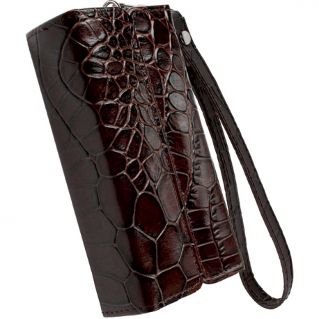 Krusell Divine Case Croco Size M Brown