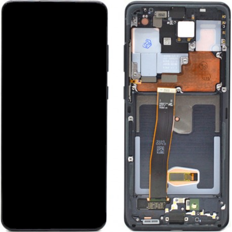 Samsung Galaxy S20 Ultra 5G Lcd+Touch Screen+Frame Cosmic Black