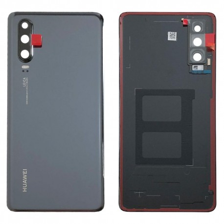 Huawei P30 BatteryCover +Camera Lens Black ORIGINAL