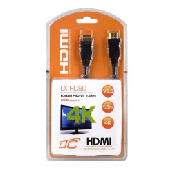 HDMI-HDMI Cable v2.0/4K/1.5mm Black