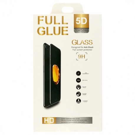 Xiaomi Redmi 9 5D Full Glue Tempered Glass Black