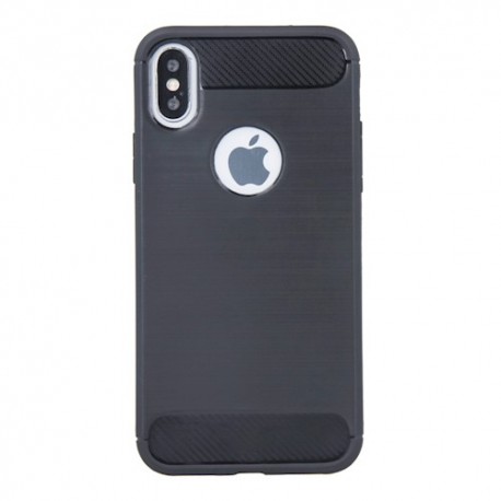 Samsung Galaxy A12 Testa Carbon Silicone Black
