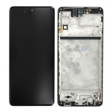 Samsung Galaxy M51 Lcd+Touch+Frame Black ORIGINAL