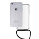 Samsung Galaxy A40 Testa Neck Strap Silicone Transparent/Black