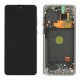Samsung Galaxy Note 10 Lite Lcd+Touch+Frame Aura Glow Silver ORIGINAL