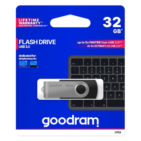 Goodram 32GB USB 3.0 Pendrive Black