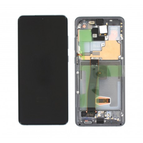Samsung Galaxy S20 Ultra 5G Lcd+Touch Screen+Frame (w/o Front Camera) Gray ORIGINAL