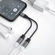 XO NBR160A Audio Adapter Lightning to Lightning - Lightning Black