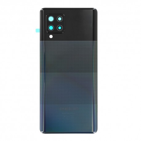 Samsung Galaxy A42 5G BatteryCover+Camera Lens Black ORIGINAL