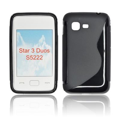 Silicone S-Line Samsung S5220/S5222 Star 3 black