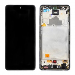 Samsung Galaxy A72 4G Lcd+Touch Screen+Frame Black ORIGINAL