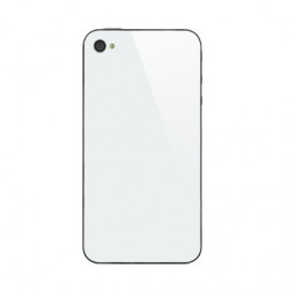 iPhone 4 BatteryCover w/o logo white OEM