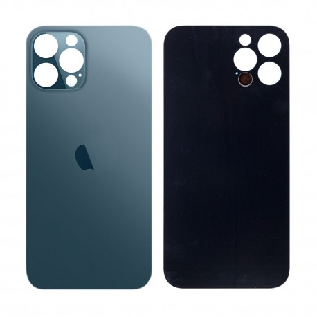 Apple iPhone 12 Pro Max BackCover w/o CameraLens Pacific Blue GRADE A