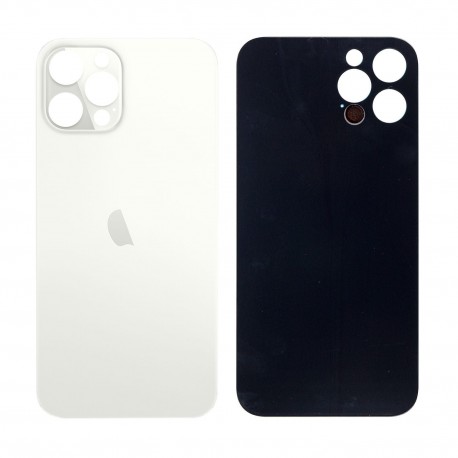 Apple iPhone 12 Pro Max BackCover w/o CameraLens Silver GRADE A