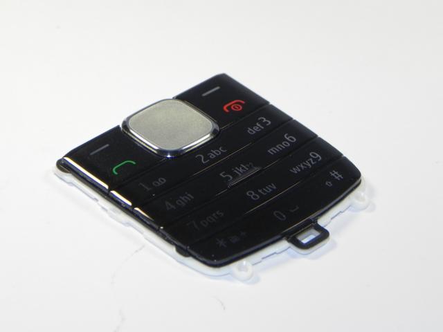 Nokia 1800 Keypad metallic black ORIGINAL