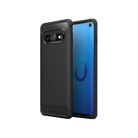 Huawei P30 Lite Testa Carbon Silicone Black