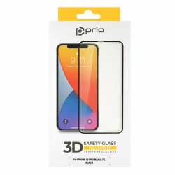 Apple iPhone 13 Pro Max/iPhone 14 Plus Prio 3D Full Face Tempered Glass Black