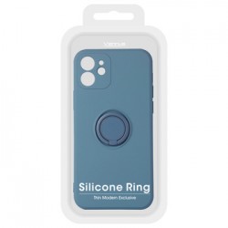 Apple iPhone 12 Pro Max Vennus Ring Silicone Blue