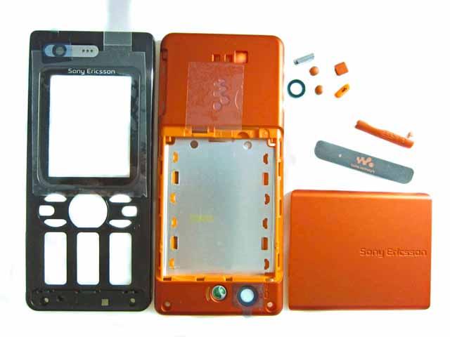 Sony Ericsson W880 Cover black/orange ORIGINAL