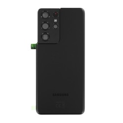 Samsung Galaxy S21 Ultra 5G BatteryCover+Camera Lens Black ORIGINAL