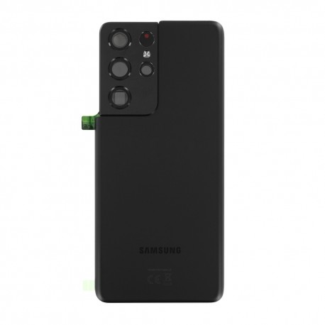 Samsung Galaxy S21 Ultra 5G BatteryCover+Camera Lens Black ORIGINAL
