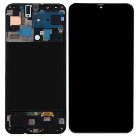 Samsung Galaxy A70 Lcd+Touch+Frame Black GRADE A