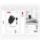 XO L57 Travel Adapter 2Usb+Type-C Cable 2.4A Black