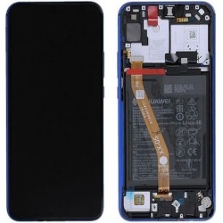 Huawei P Smart Z Lcd+Touch Screen+Frame+Battery Sapphire Blue ORIGINAL (Service Pack)