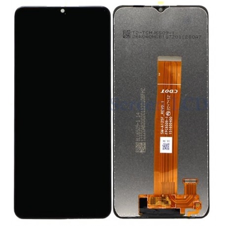 Samsung Galaxy A12 Nacho Lcd+ Touch w/o Frame Black GRADE A
