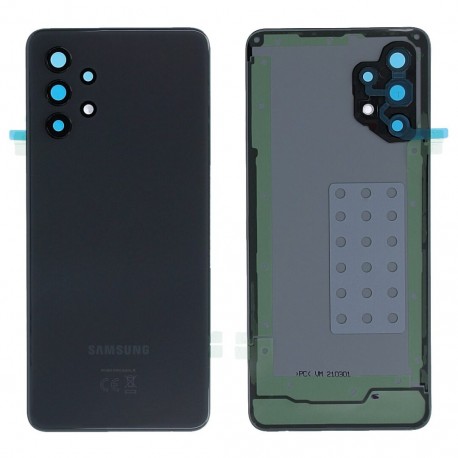 Samsung Galaxy A32 4G BatteryCover+Camera Lens Black ORIGINAL